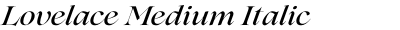 Lovelace Medium Italic